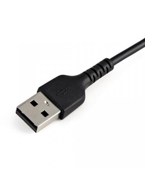 STARTECH  CABLE DE CARGA CERTIFICADO MFI LIGHTNING MACHO - USB A 2.0 MACHO 30CM NEGRO PARA PARA IPOD-IPHONE-IPAD