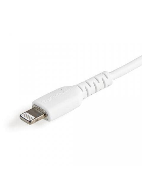 STARTECH  CABLE DE CARGA CERTIFICADO MFI LIGHTNING MACHO - USB A 2.0 MACHO 30CM BLANCO PARA PARA IPOD-IPHONE-IPAD