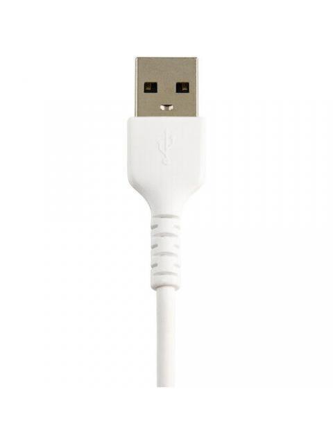STARTECH  CABLE DE CARGA CERTIFICADO MFI LIGHTNING MACHO - USB A 2.0 MACHO 30CM BLANCO PARA PARA IPOD-IPHONE-IPAD