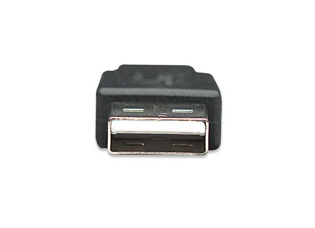 MANHATTAN CABLE USB DE ALTA VELOCIDAD USB 2.0 A MACHO - MICRO USB 2.0 B MACHO 1 METRO NEGRO