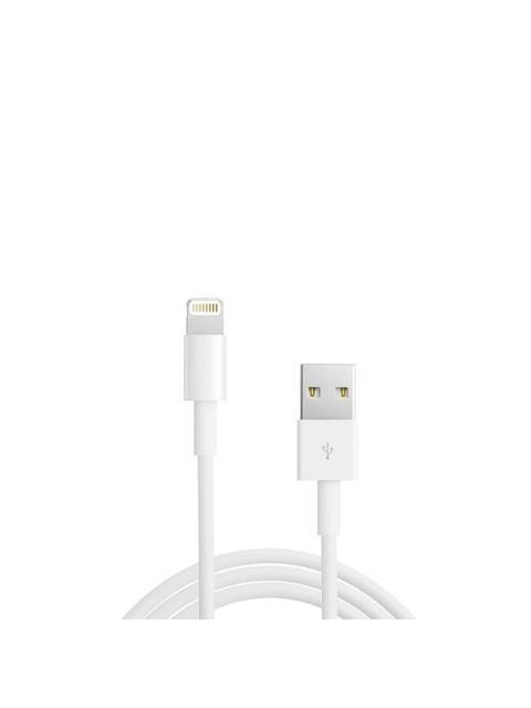 CABLE USB A A LIGHTNING COLOR BLANCO. 1 METRO DE LARGO. ALTA RESISTENCIA DE MATERIALES Y CARGA RAPIDA DBGUSBLB