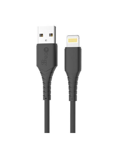 CABLE USB A A LIGHTNING COLOR NEGRO. 1 METRO DE LARGO. ALTA RESISTENCIA DE MATERIALES Y CARGA RAPIDA DBGUSBLN