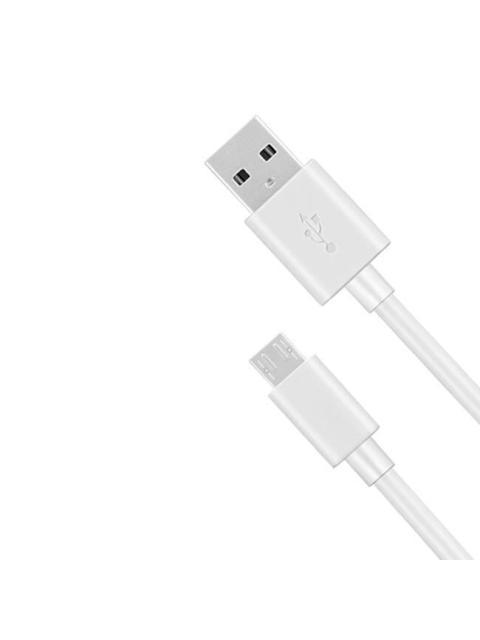 CABLE USB A A MICRO USB V8 COLOR BLANCO. 1 METRO DE LARGO. ALTA RESISTENCIA DE MATERIALES Y CARGA RAPIDA DBGUSBMB