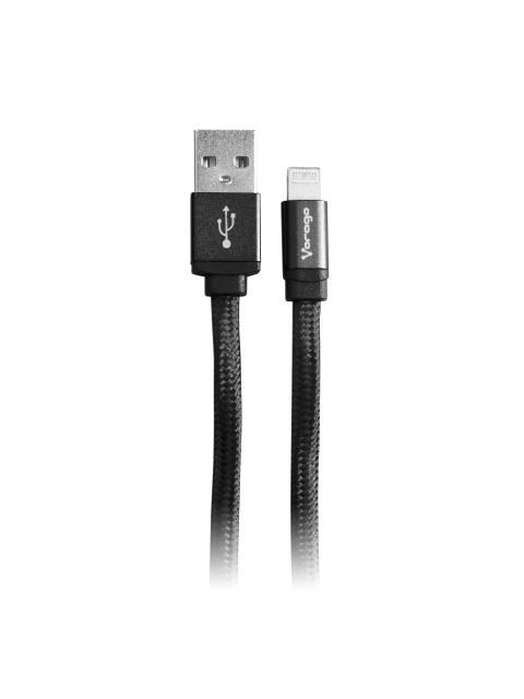 VORAGO CABLE DE CARGA LIGHTNING MACHO - USB 2.0 A MACHO 1 METRO NEGRO PARA IPHONE-IPAD-IPOD