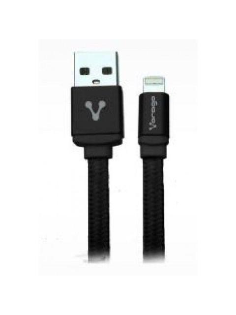 VORAGO CABLE DE CARGA LIGHTNING MACHO - USB 2.0 A MACHO 1 METRO NEGRO PARA IPHONE-IPAD-IPOD