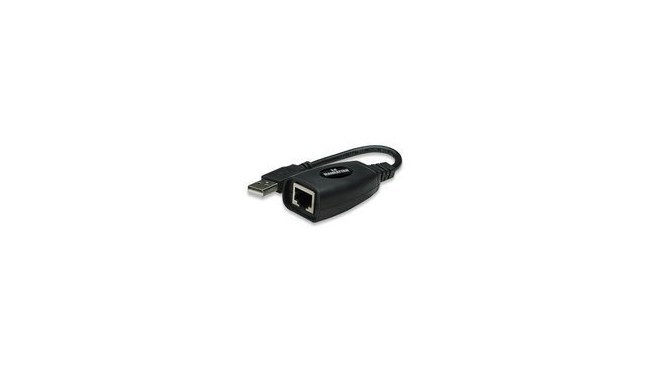 MANHATTAN EXTENSOR DE LINEA USB USB A Y RJ45 MACHO-HEMBRA HASTA 60M