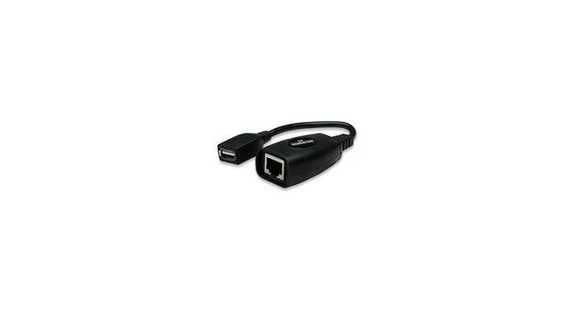 MANHATTAN EXTENSOR DE LINEA USB USB A Y RJ45 MACHO-HEMBRA HASTA 60M
