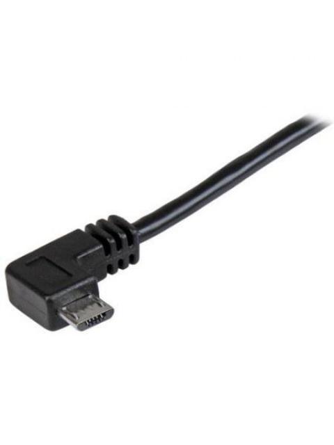 STARTECH  CABLE MICRO USB ACODADO A LA DERECHA 50CM NEGRO