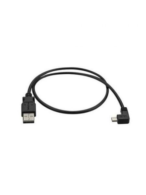 STARTECH  CABLE MICRO USB ACODADO A LA DERECHA 50CM NEGRO