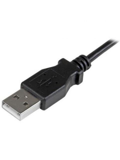 STARTECH  CABLE MICRO USB ACODADO A LA DERECHA 50CM NEGRO
