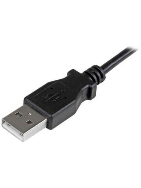 STARTECH  CABLE USB - MICRO USB CON CONECTOR ACODADO A LA DERECHA 2 METROS NEGRO