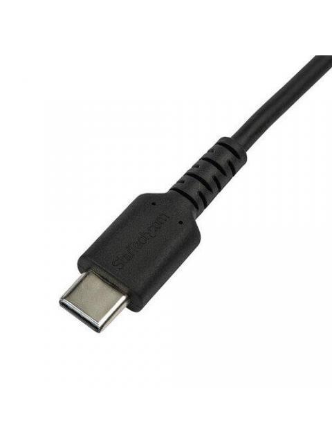 STARTECH  CABLE DE CARGA CERTIFICADO MFI LIGHTNING MACHO - USB-C MACHO 2 METROS NEGRO PARA IPOD-IPHONE-IPAD
