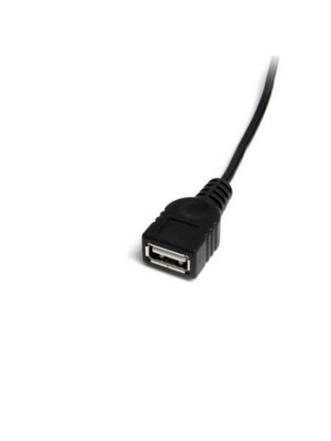 STARTECH  CABLE USB A MACHO - MINI-USB B HEMBRA 30CM NEGRO