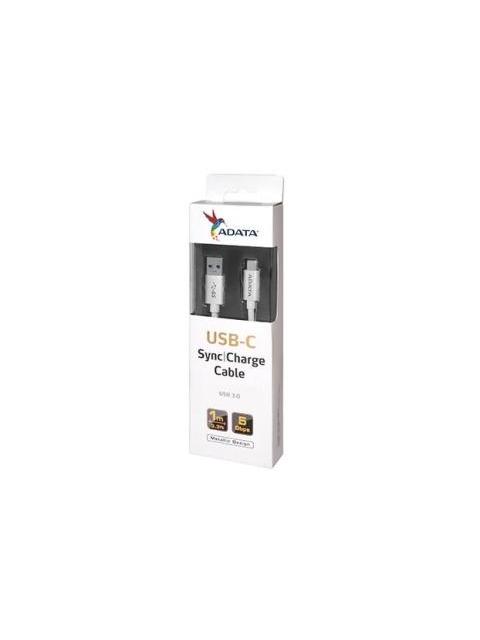 CABLE USB TIPO C ADATA ACA3AL100CMCSV USB A USB C 1 M COLOR BLANCO