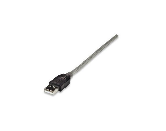 MANHATTAN CABLE USB MACHO - USB HEMBRA 5 METROS PLATA