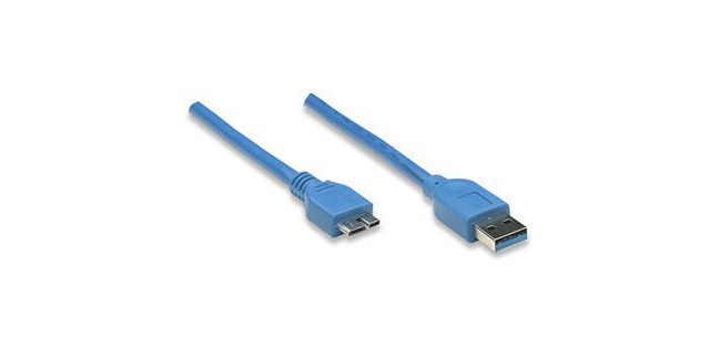 MANHATTAN CABLE USB A MACHO - MICRO USB B MACHO 2 METROS AZUL