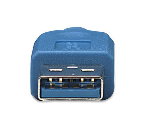 MANHATTAN CABLE USB A MACHO - MICRO USB B MACHO 2 METROS AZUL