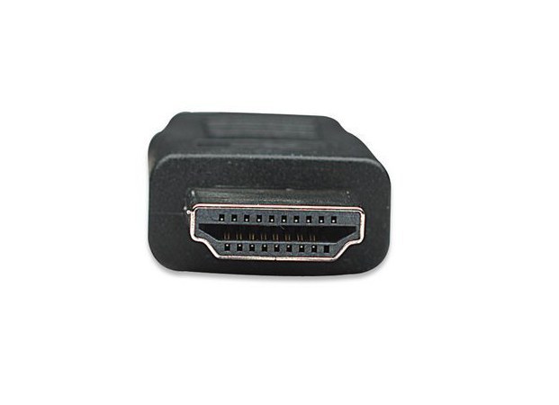 MANHATTAN CABLE HDMI DE ALTA VELOCIDAD BLINDADO HDMI MACHO - HDMI MACHO 4K 30HZ 3D 15 METROS NEGRO
