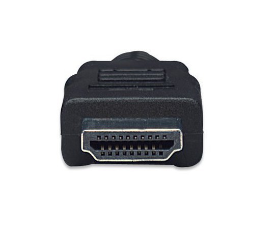 MANHATTAN CABLE HDMI DE ALTA VELOCIDAD CON CANAL ETHERNET HDMI MACHO - MICRO HMDI 4K 30HZ 2 METROS NEGRO