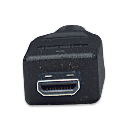 MANHATTAN CABLE HDMI DE ALTA VELOCIDAD CON CANAL ETHERNET HDMI MACHO - MICRO HMDI 4K 30HZ 2 METROS NEGRO