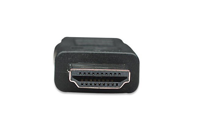 MANHATTAN CABLE HDMI DE ALTA VELOCIDAD MINI HDMI MACHO - HDMI MACHO 4K 1.8 METROS NEGRO
