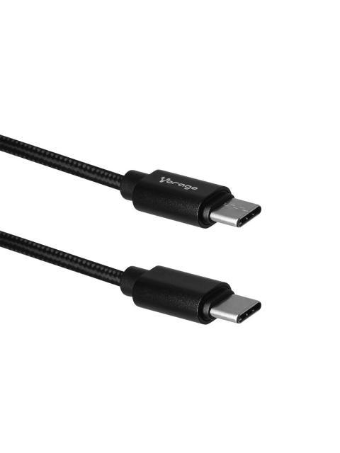 CABLE VORAGO CAB124BK USB C USB C MACHO-MACHO 1 M NEGRO