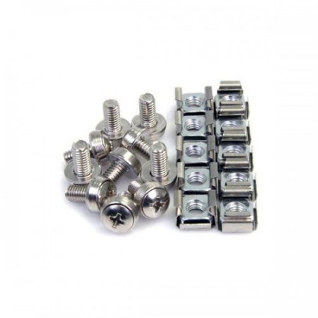 STARTECH  PACK DE 50 TORNILLOS DE MONTAJE Y TUERCAS ENJAULADAS M6 PARA RACK GABINETE DE SERVIDORES