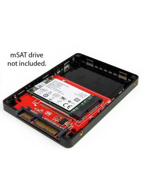 STARTECH  CAJA ADAPTADORA SATA 2.5 MINI SSD MSATA - SSD SATA