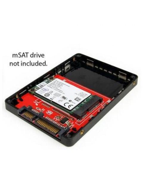 STARTECH  CAJA ADAPTADORA SATA 2.5 MINI SSD MSATA - SSD SATA