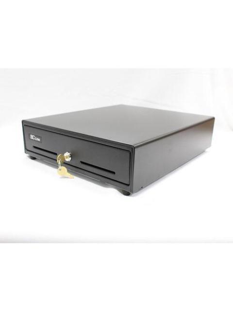 CAJON DE DINERO EC LINE EC-G5100-II-BLACK 4 BILLETES 8 MONEDAS NEGRO