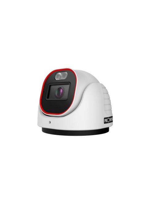 CAMARA DOMO IP 4MP FULL COLOR LENTE FIJO 3 6 MM (77 9°) IR HASTA 25 MTS ANALITICO BASICO DDA MICROFONO WRD SD(256GB) IP67