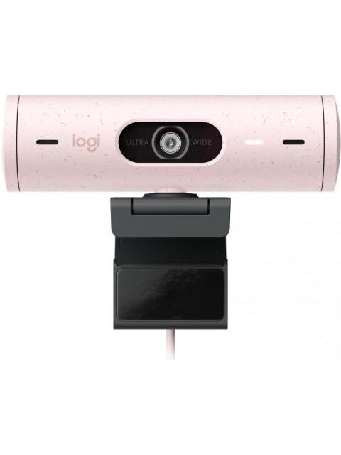 LOGITECH WEBCAM BRIO 500 CON MICROFONO 4MP 1920 X 1080 PIXELES USB-C ROSA