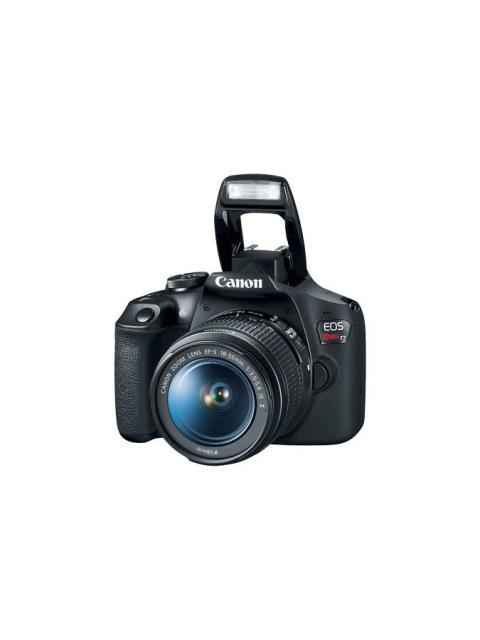 CAMARA REFLEX CANON EOS REBEL T7 24.1MP CUERPO + LENTE EF-S 18-55MM IS II