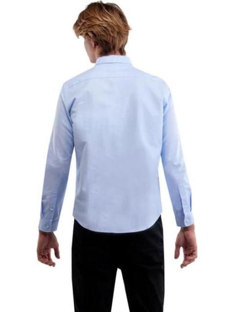 CAMISA MANGA LARGA AZUL CIELO HPC POLO