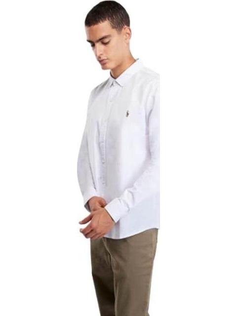 CAMISA MANGA LARGA BLANCO HPC POLO