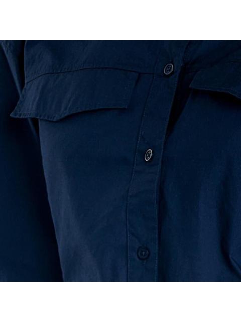 CAMISA CROP AZUL MARINO HOLLY LAND