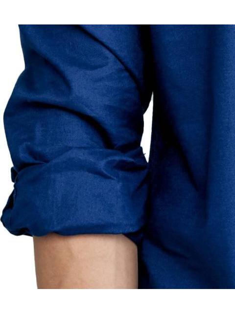 CAMISA CUELLO MAO AZUL MARINO NEXT CO