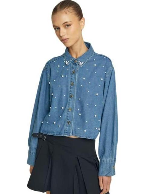CAMISA DE MEZCLILLA PERLAS GRIS ATMOSPHERE DNM