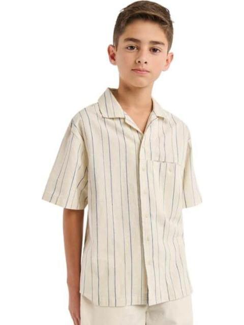 CAMISA LINO BEIGE NEXT CO