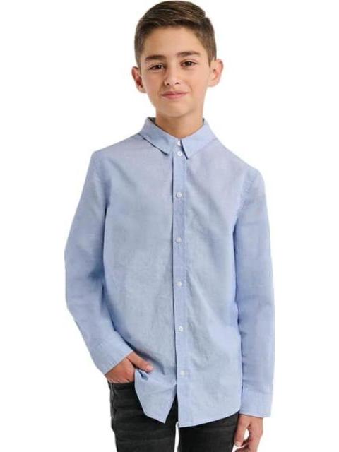 CAMISA LISA AZUL HPC POLO