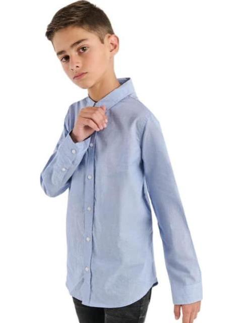 CAMISA LISA AZUL HPC POLO