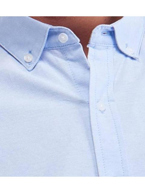 CAMISA MANGA LARGA AZUL CIELO HPC POLO