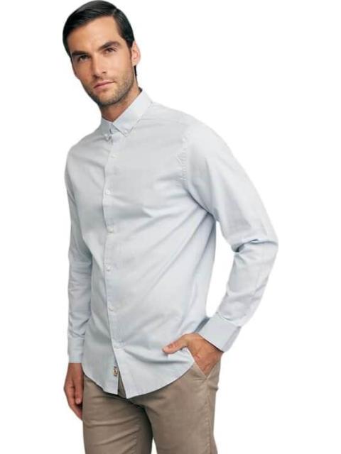 CAMISA MANGA LARGA AZUL CIELO HPC POLO