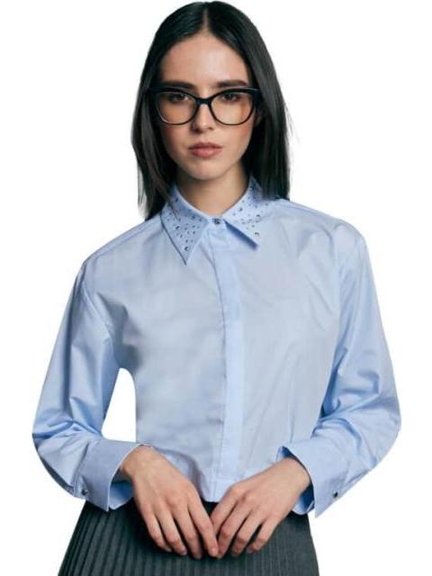 CAMISA MANGA LARGA AZUL HOLLY LAND