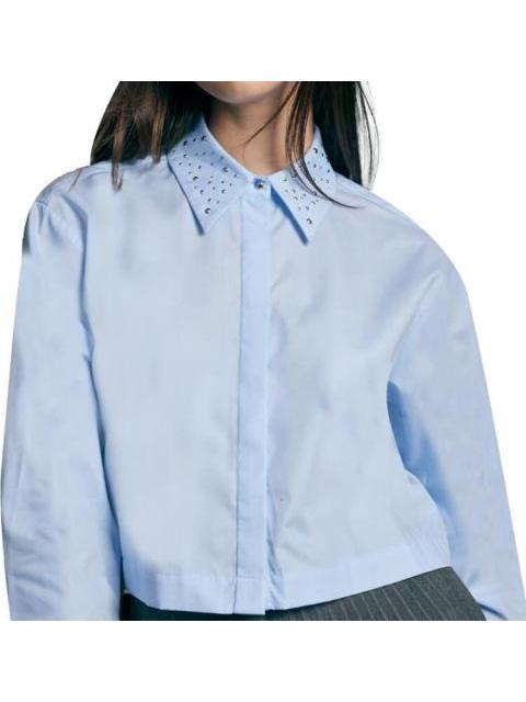 CAMISA MANGA LARGA AZUL HOLLY LAND