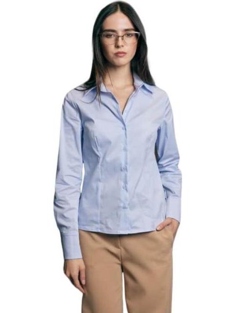 CAMISA MANGA LARGA AZUL HOLLY LAND