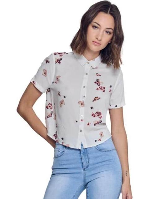 CAMISA MARIPOSAS BLANCO HOLLY LAND
