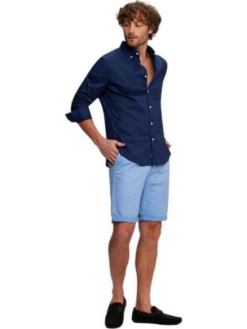 CAMISA ROPA CASUAL AZUL MARINO HPC POLO