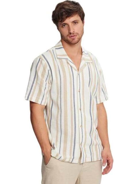 CAMISA ROPA CASUAL BEIGE D.E.E.P SELECTION