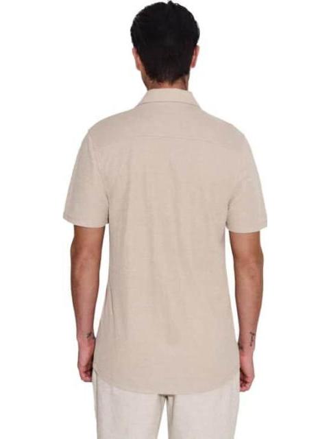 CAMISA ROPA CASUAL BEIGE NEXT CO